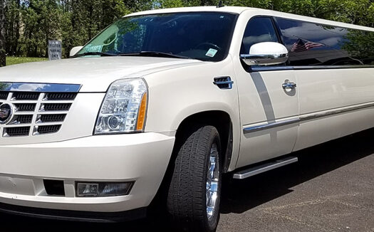 Cadillac Escalade super stretch limo white