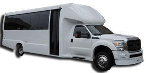 24 Pass executive coach bus white